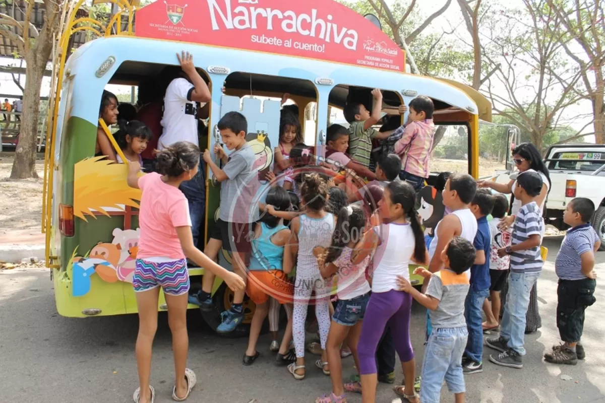 Ludoteca Rodante equipada con una serie de elementos lúdicos y pedagógicos, para los niños, niñas y adolescentes de la capital casanareña.